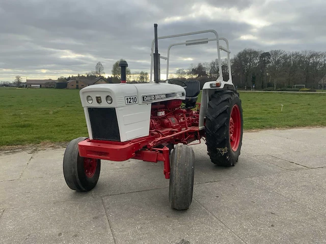 1971 david brown 1210 tweewiel aangedreven oldtimer tractor - afbeelding 1 van  30