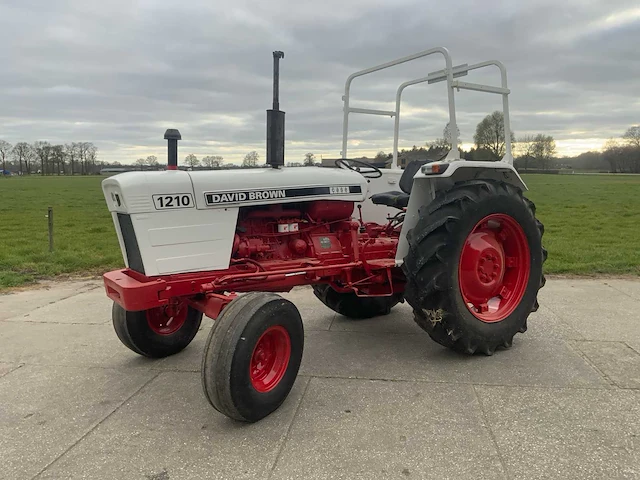 1971 david brown 1210 tweewiel aangedreven oldtimer tractor - afbeelding 12 van  30