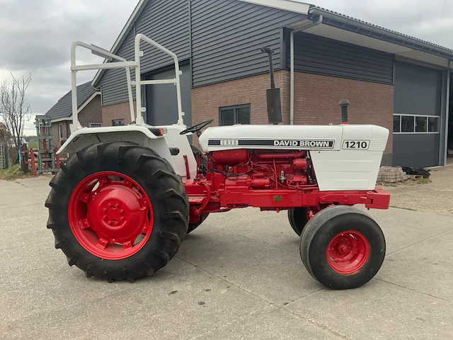 1971 david brown 1210 tweewiel aangedreven oldtimer tractor - afbeelding 25 van  30