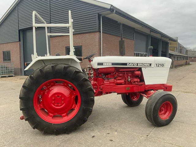 1971 david brown 1210 tweewiel aangedreven oldtimer tractor - afbeelding 26 van  30
