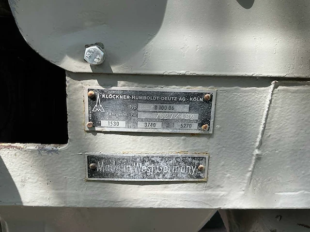 1971 deutz d100 06 oldtimer tractor - afbeelding 44 van  49
