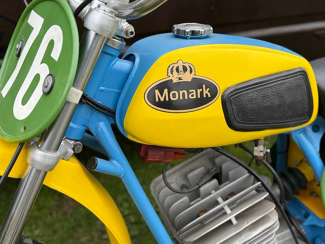 1971 monark mx125cc crossmotor - afbeelding 4 van  12