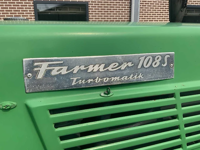 1973 fendt farmer 108s oldtimer tractor - afbeelding 22 van  29