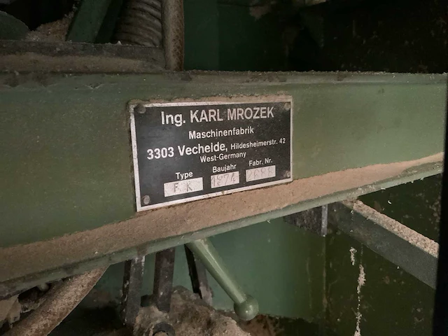 1974 kamro f k formaatcirkelzaagmachine - afbeelding 17 van  19