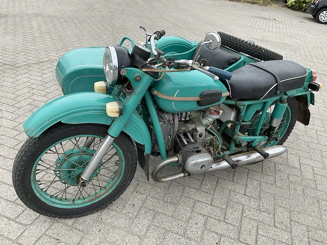 1974 ural m67-36 motorfiets met zijspan, “oldtimer” - afbeelding 1 van  18