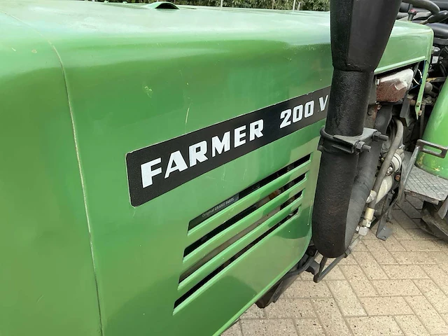 1975 fendt farmer 200v smalspoor- en compacttractor - afbeelding 10 van  33