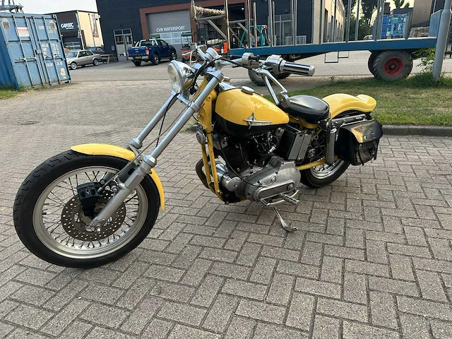 1975 harley davidson chopper motorfiets - afbeelding 1 van  8