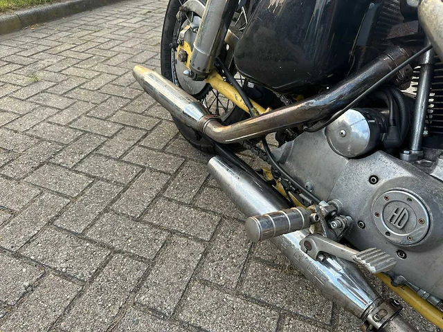 1975 harley davidson chopper motorfiets - afbeelding 7 van  8