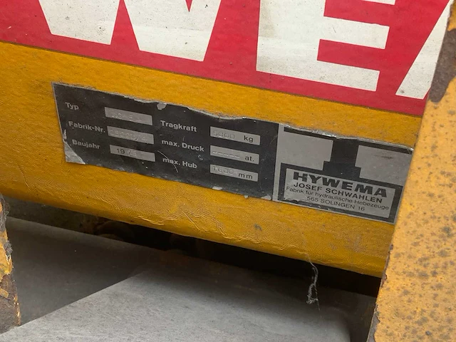 1975 hywema rg5 hefbrug (4x) - afbeelding 11 van  26