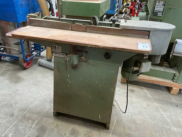 1975 jacob löwer kg. ksm kantenschuurmachine - afbeelding 1 van  5