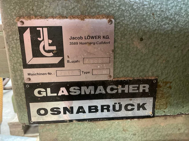 1975 jacob löwer kg. ksm kantenschuurmachine - afbeelding 5 van  5
