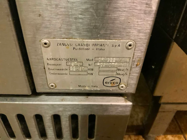 1975 zanussi gasfornuis - afbeelding 5 van  6