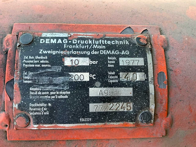 1977 demag compressor aanhangwagen - afbeelding 6 van  15