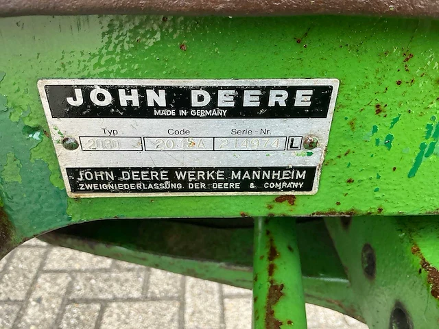 1977 john deere 2030 tweewielaangedreven landbouwtractor - afbeelding 20 van  27