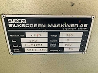 1977 svecia sma zeefdrukmachine drie kwart automaat - afbeelding 17 van  24