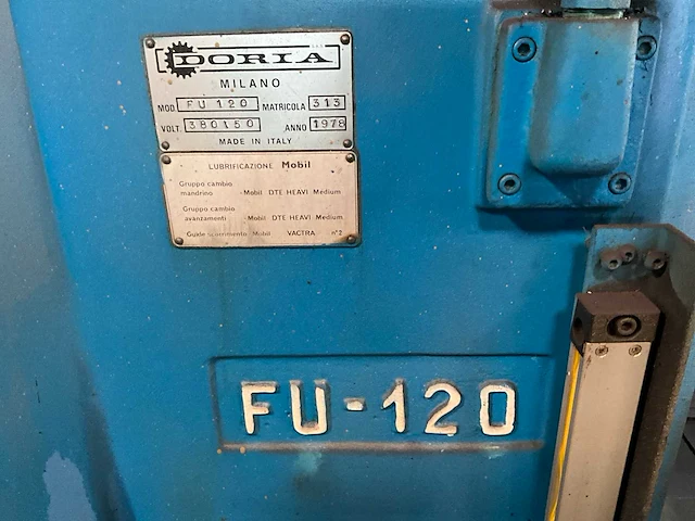 1978 dormac fu-120 universele freesmachine - afbeelding 7 van  17