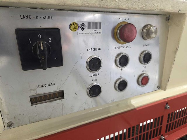 1978 luther werke ts h30 guillotineschaar - afbeelding 11 van  11