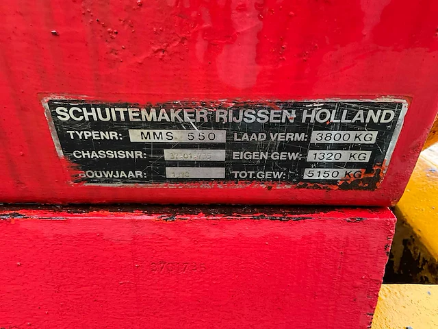 1978 schuitemaker mms550 melassetank - afbeelding 6 van  18