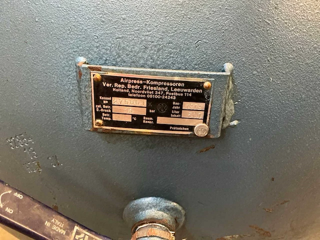 1979 airpress k500-1000 super zuigercompressor - afbeelding 7 van  15