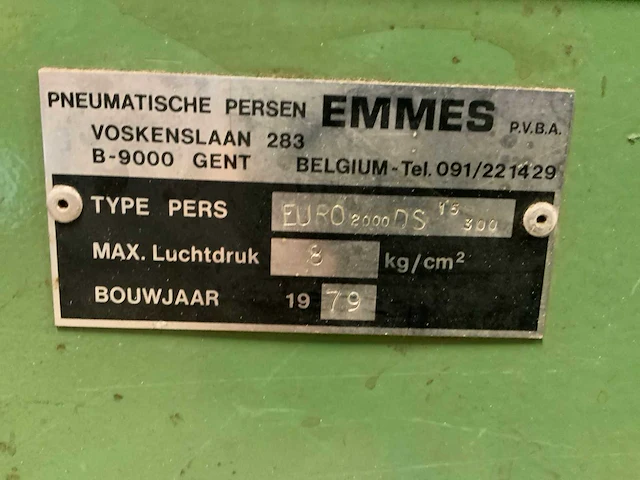 1979 emmes euro 2000 ds opsluitbank - afbeelding 17 van  17