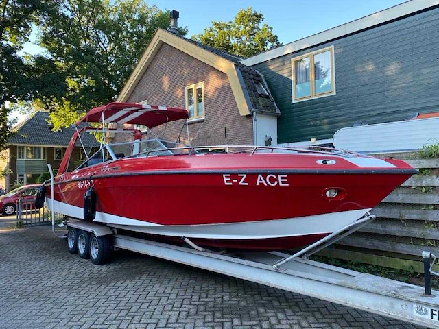 1979 wellcraft powerboat scarab (miami vice) speedboot met boot trailer - afbeelding 4 van  66