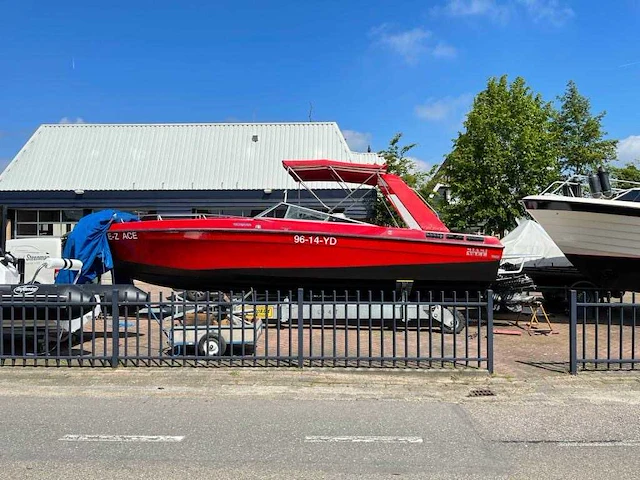 1979 wellcraft powerboat scarab (miami vice) speedboot met boot trailer - afbeelding 24 van  66