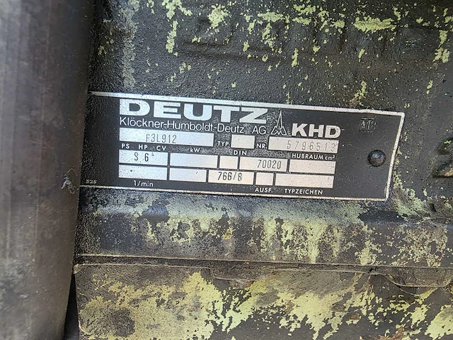 1980 deutz 5206 tweewielaangedreven landbouwtractor - afbeelding 9 van  20