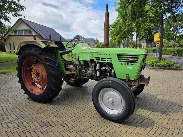 1980 deutz 5206 tweewielaangedreven landbouwtractor - afbeelding 12 van  20