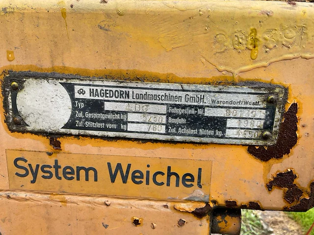 1980 hagedorn ld-g opraapwagen - afbeelding 13 van  20