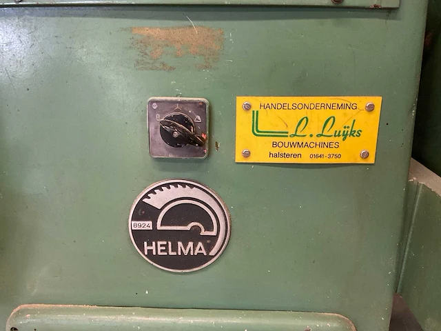 1980 helma dubbele schuurschijfmachine - afbeelding 7 van  9