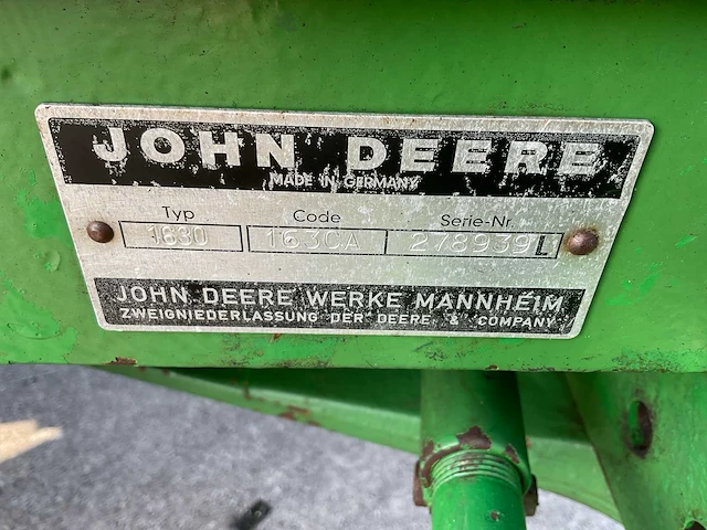 1980 john deere 1630 tweewielaangedreven landbouwtractor - afbeelding 19 van  26