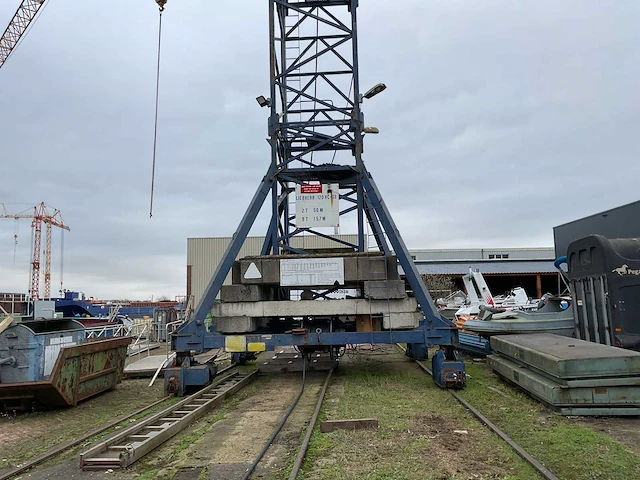 1980 liebherr 120hc torenkraan - afbeelding 14 van  20