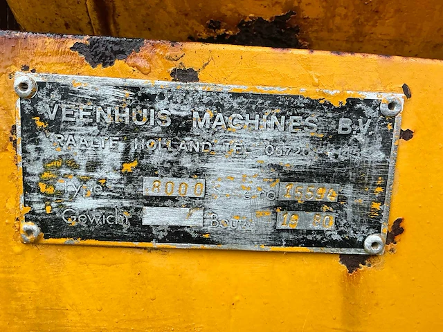 1980 veenhuis mesttank - afbeelding 2 van  22
