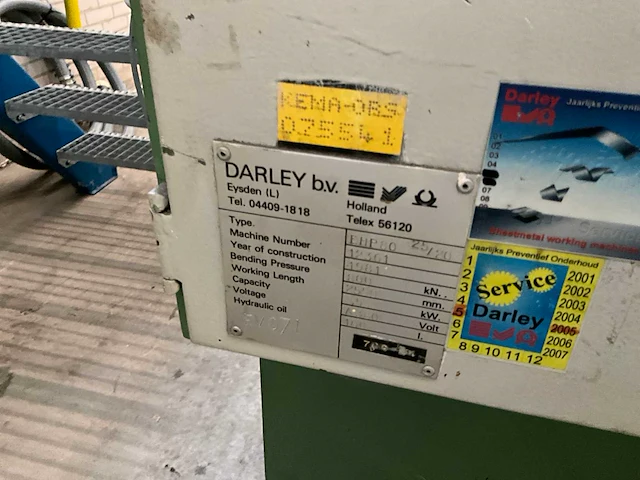 1981 darley ehp80 25/20 kantbank - afbeelding 7 van  15