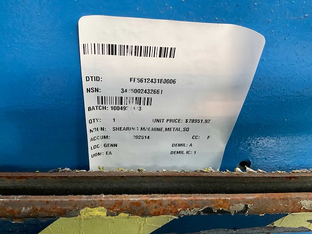 1981 famco 653-0 knipmachine - afbeelding 9 van  9