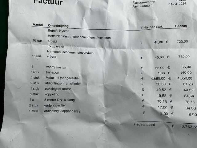 1981 hyster h130f vorkheftruck - afbeelding 15 van  23
