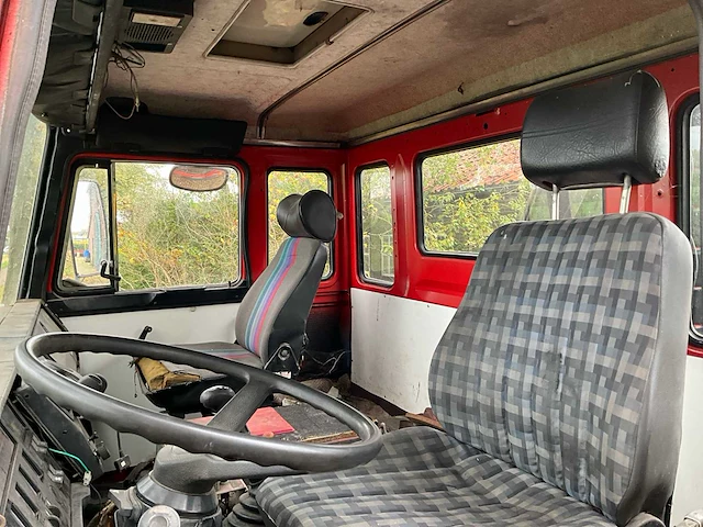 1982 magirus deutz 256m19 haakarm vrachtwagen met kraan - afbeelding 4 van  44