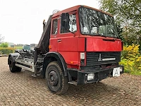 1982 magirus deutz 256m19 haakarm vrachtwagen met kraan - afbeelding 12 van  44