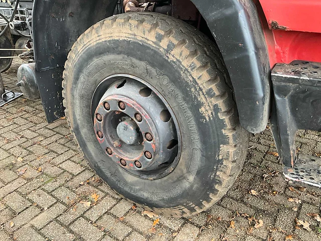 1982 magirus deutz 256m19 haakarm vrachtwagen met kraan - afbeelding 43 van  44