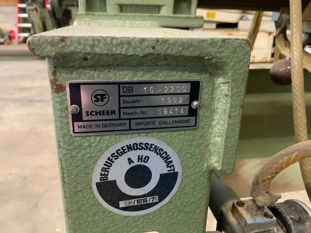 1982 scheer db 10-2200 langgatboormachine - afbeelding 13 van  17