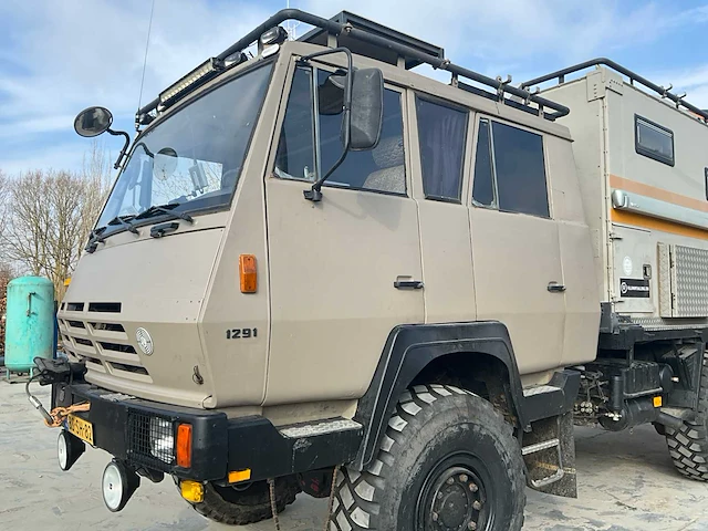 1982 steyr 1291 4x4 expeditie camper / vrachtwagen - afbeelding 4 van  69