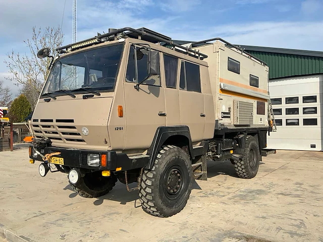 1982 steyr 1291 4x4 expeditie camper / vrachtwagen - afbeelding 1 van  69