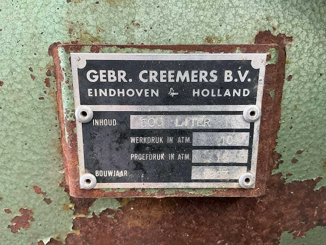 1983 gebr creemers c61900p00 schroefcompressor - afbeelding 2 van  16