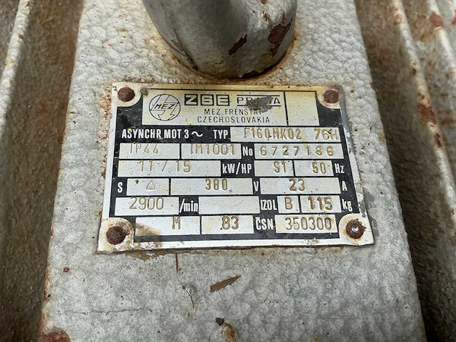 1983 gebr creemers c61900p00 schroefcompressor - afbeelding 4 van  16