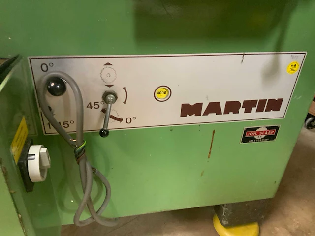 1983 martin t71 formaatcirkelzaagmachine - afbeelding 10 van  12