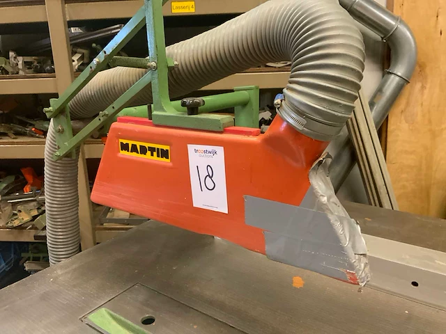 1983 martin t71 formaatcirkelzaagmachine - afbeelding 12 van  12