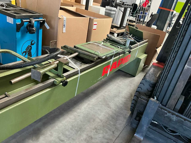 1983 rapid dgs dubbelkops verstek afkortzaagmachine - afbeelding 7 van  9