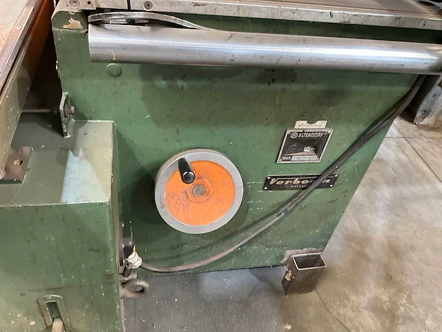 1984 altendorf tafelcirkelzaagmachine - afbeelding 8 van  9