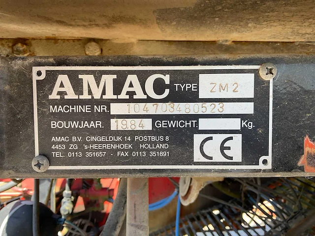 1984 amac zm2 aardappelrooier - afbeelding 31 van  37