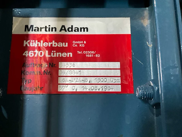 1984 avk dkbn49/250-4ts noodstroomgenerator (2x) - afbeelding 48 van  52